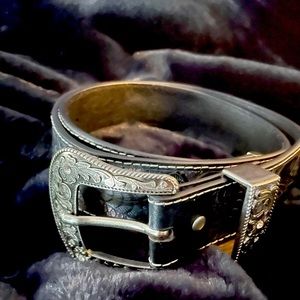 Shyanne Black & Silver Belt